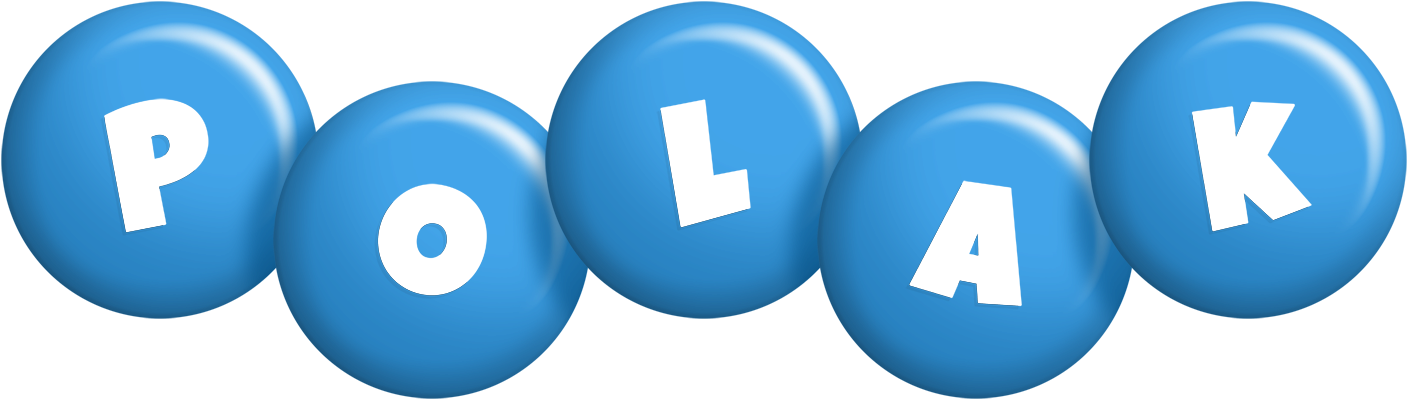 Polak candy-blue logo