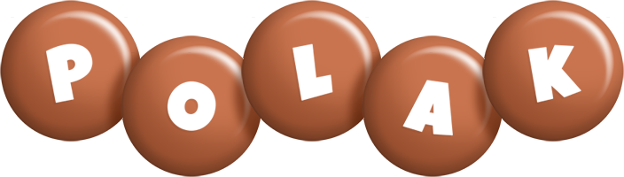 Polak candy-brown logo