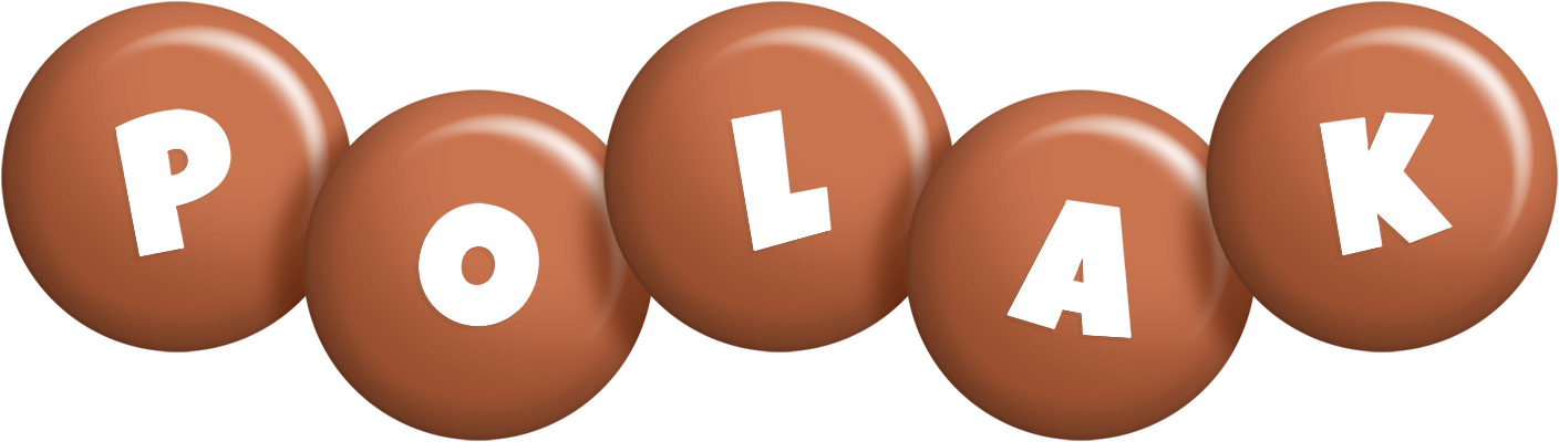 Polak candy-brown logo
