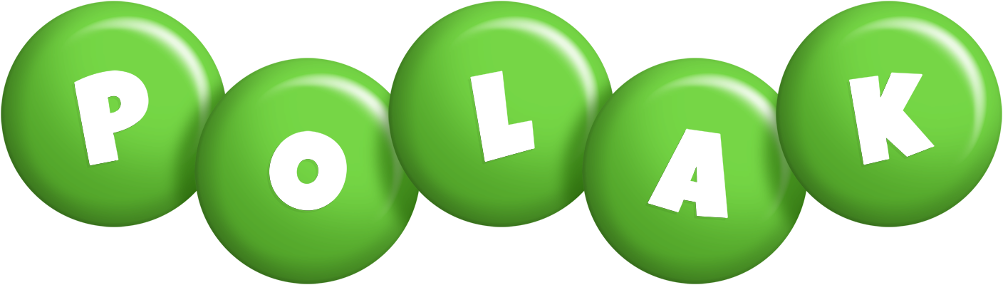 Polak candy-green logo