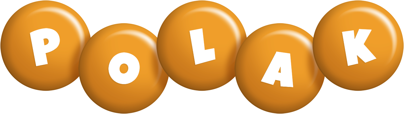 Polak candy-orange logo