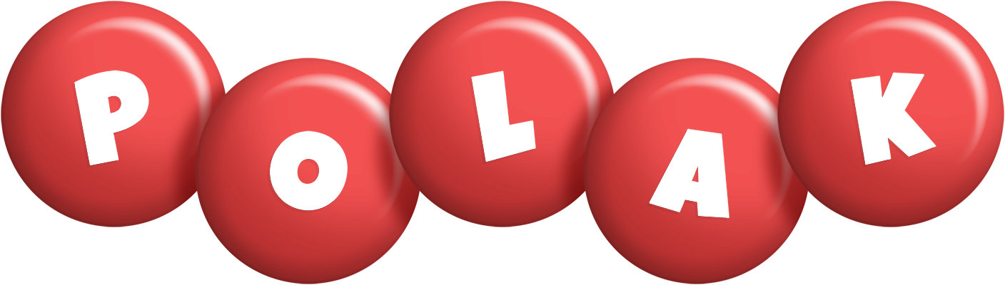 Polak candy-red logo