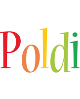 Poldi birthday logo