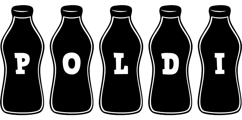 Poldi bottle logo