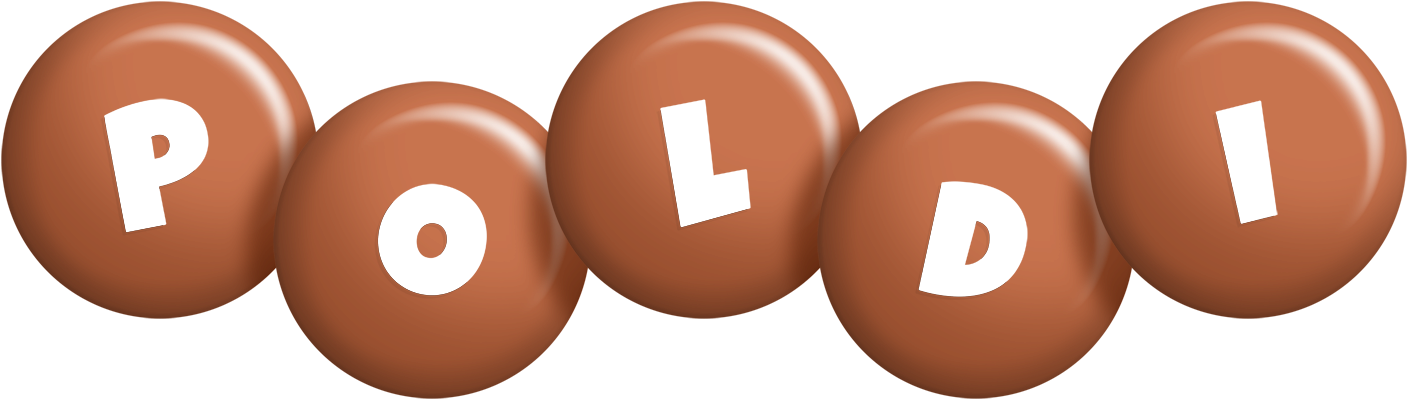 Poldi candy-brown logo