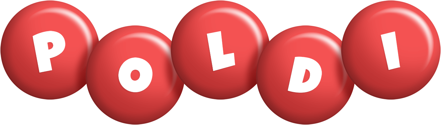 Poldi candy-red logo