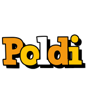 Poldi cartoon logo