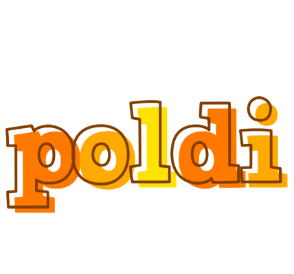 Poldi desert logo