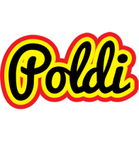 Poldi flaming logo