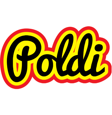 Poldi flaming logo