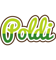 Poldi golfing logo