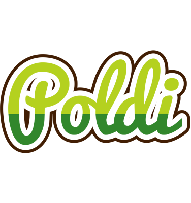Poldi golfing logo