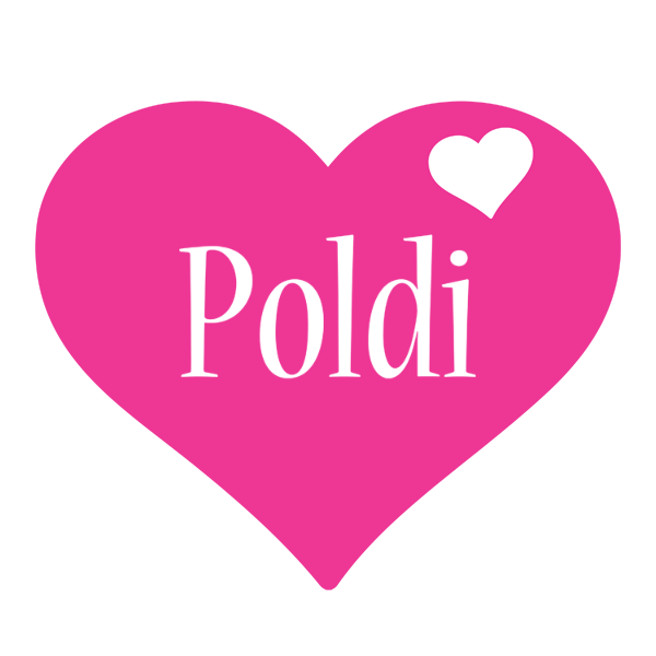 Poldi love-heart logo
