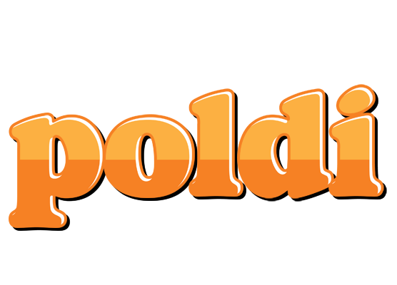 Poldi orange logo