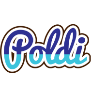 Poldi raining logo