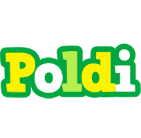 Poldi soccer logo