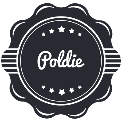 Poldie badge logo