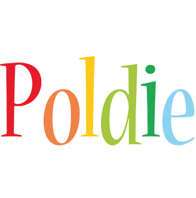 Poldie birthday logo