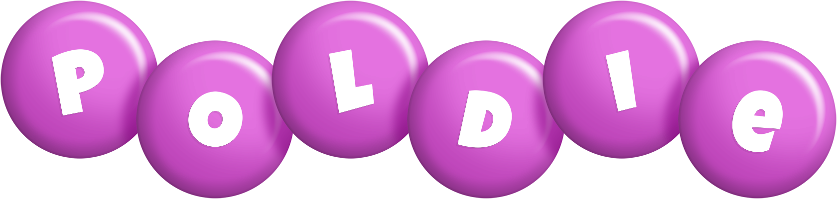 Poldie candy-purple logo