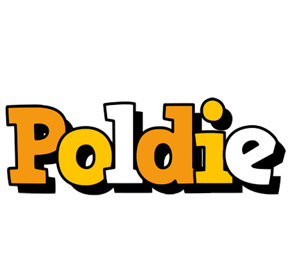 Poldie cartoon logo