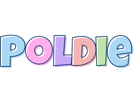 Poldie pastel logo