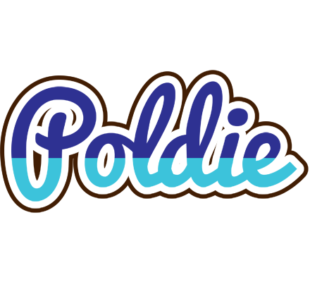 Poldie raining logo