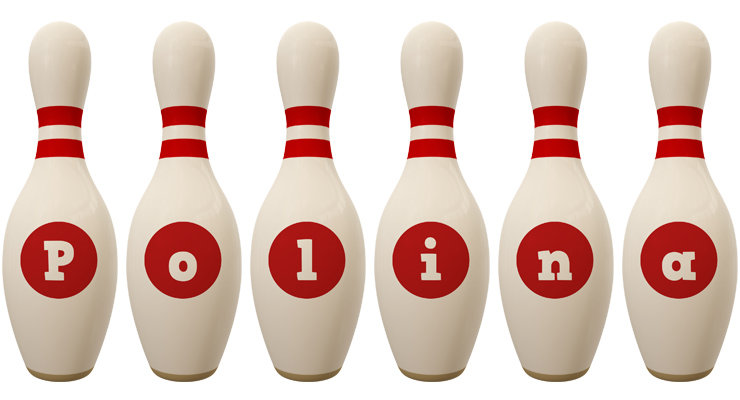 Polina bowling-pin logo