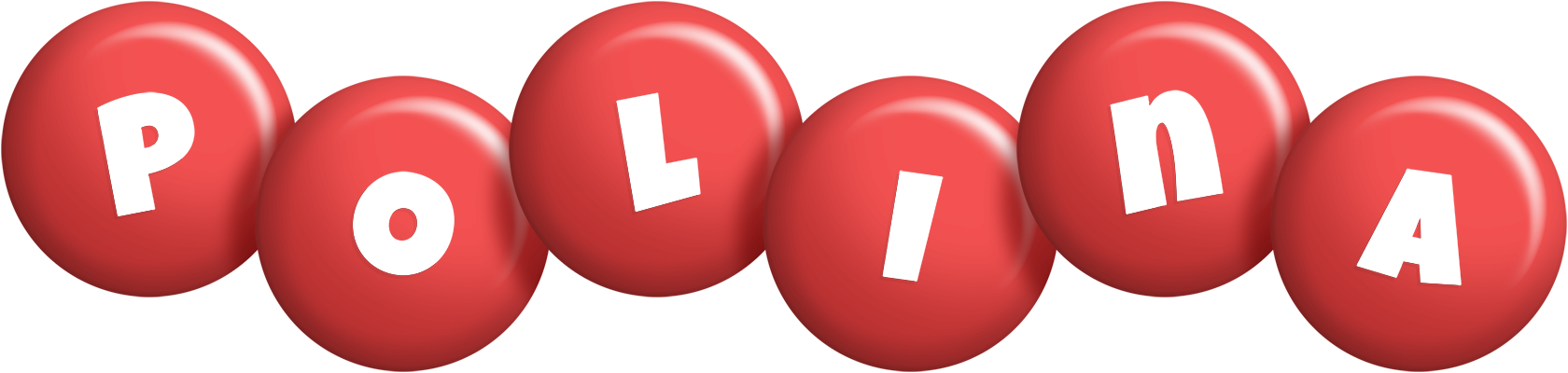 Polina candy-red logo