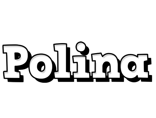 Polina snowing logo