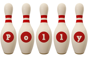 Polly bowling-pin logo