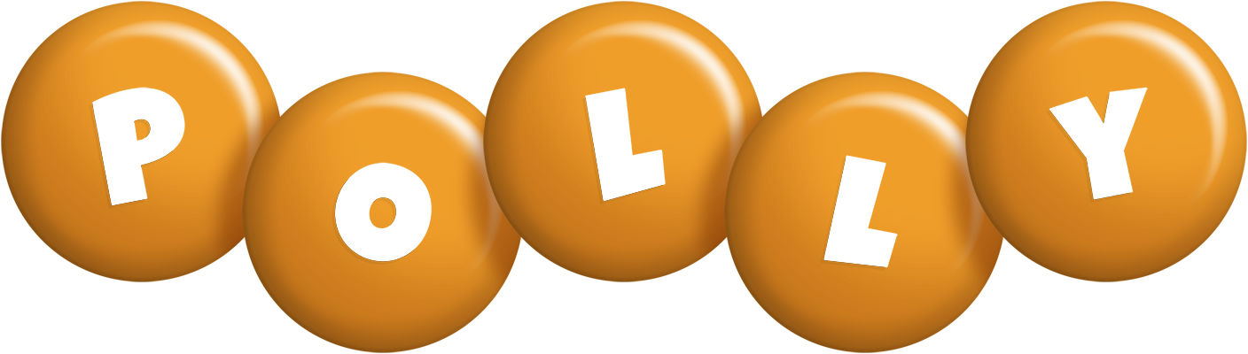 Polly candy-orange logo