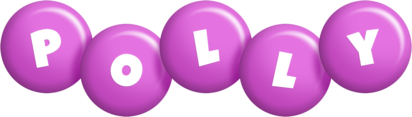 Polly candy-purple logo