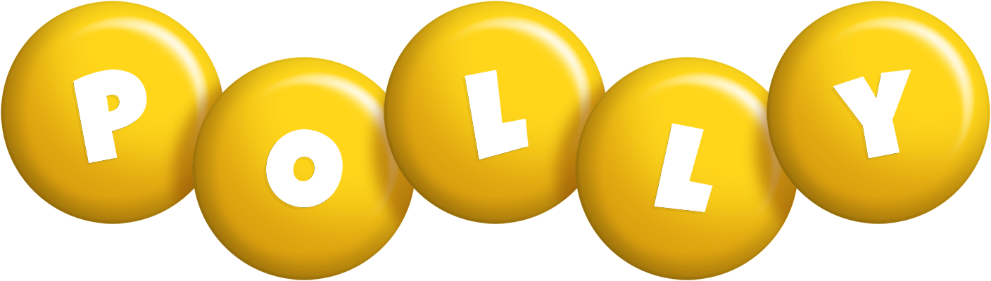 Polly candy-yellow logo