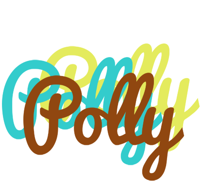 Polly cupcake logo