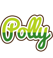 Polly golfing logo