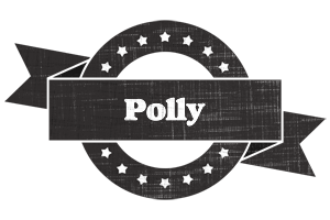 Polly grunge logo