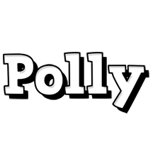 Polly snowing logo