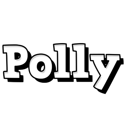 Polly snowing logo