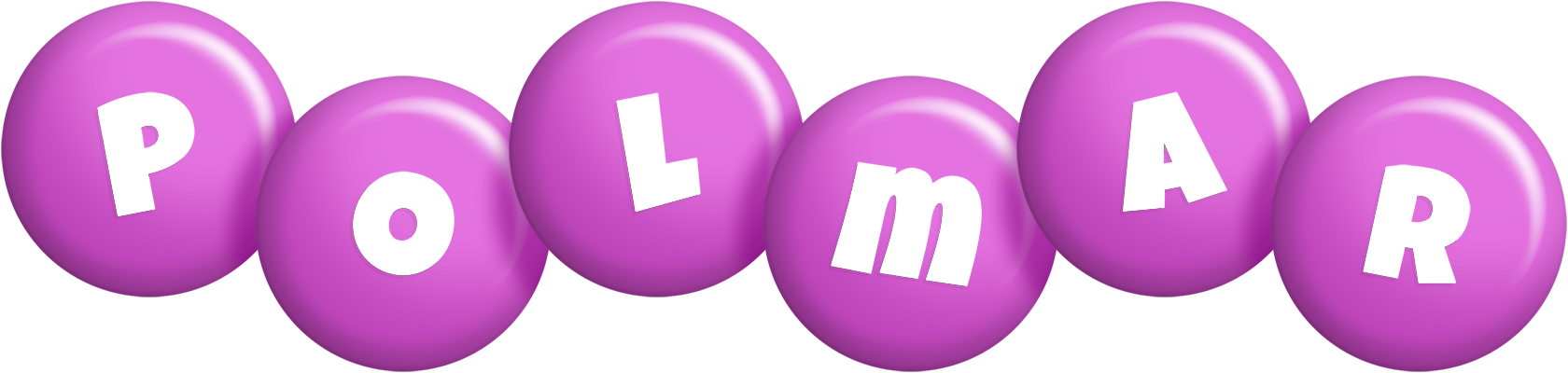 Polmar candy-purple logo