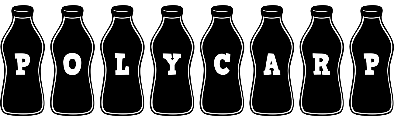 Polycarp bottle logo