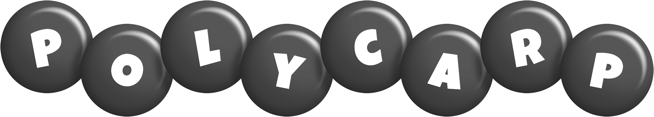 Polycarp candy-black logo