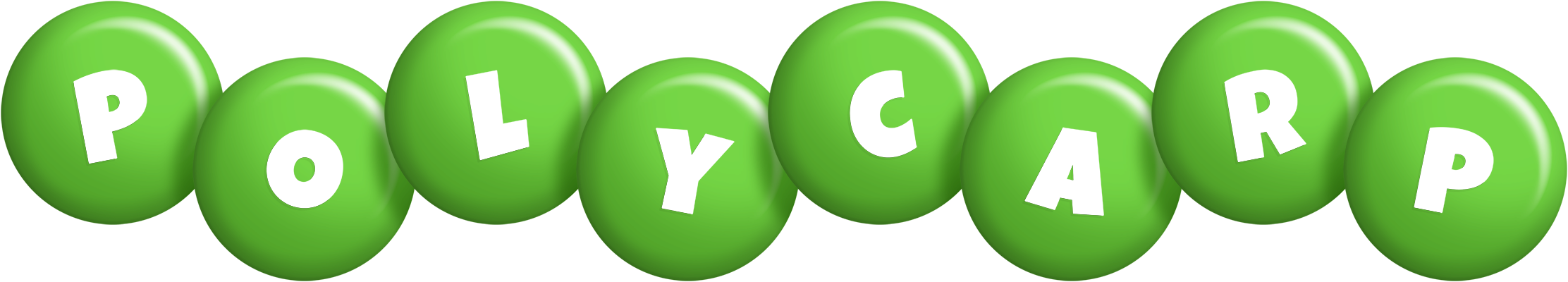 Polycarp candy-green logo