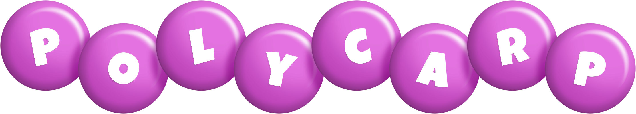 Polycarp candy-purple logo
