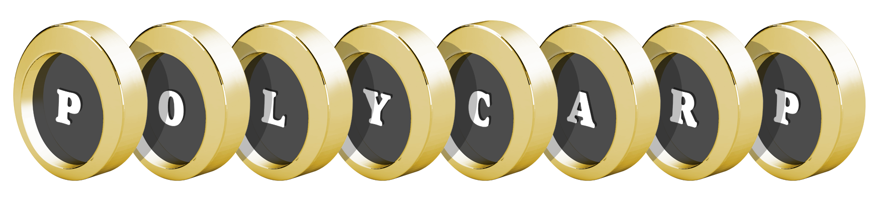 Polycarp gold logo
