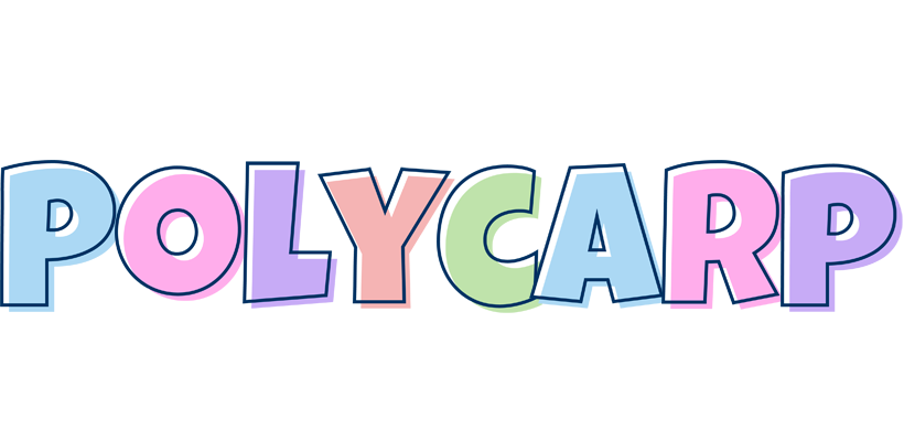 Polycarp pastel logo
