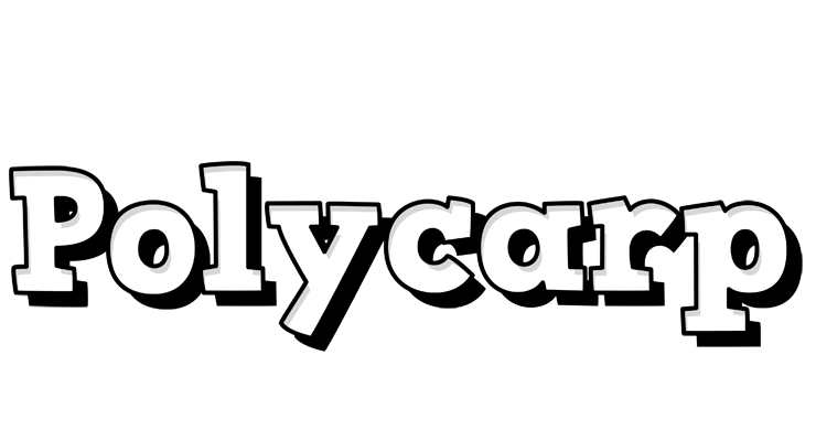 Polycarp snowing logo