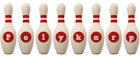 Polykarp bowling-pin logo