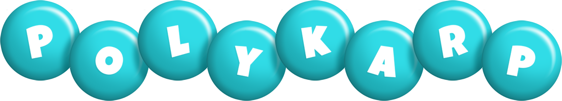 Polykarp candy-azur logo