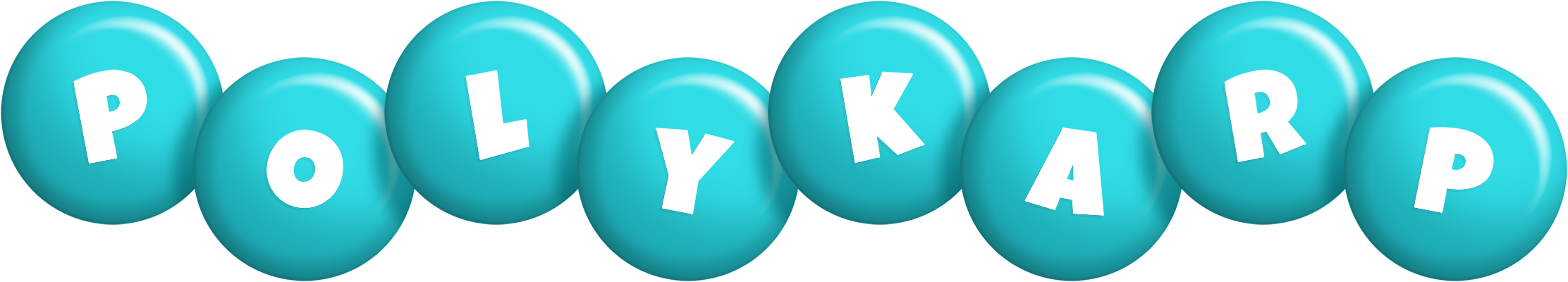 Polykarp candy-azur logo