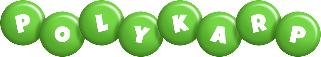 Polykarp candy-green logo